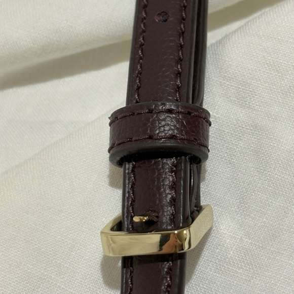 Kate Spade NY Pink Triple Gusset Nylon/Leather Crossbody bag 9.5 X 4 X 7 NWOT - Picture 7 of 16